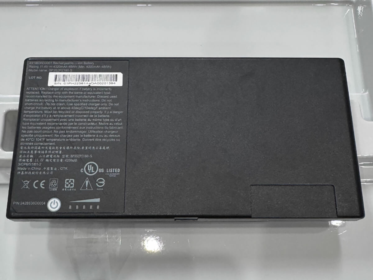 (Bild für) 11.4V 25Wh Laptop Akku für GETAC 441857100001
