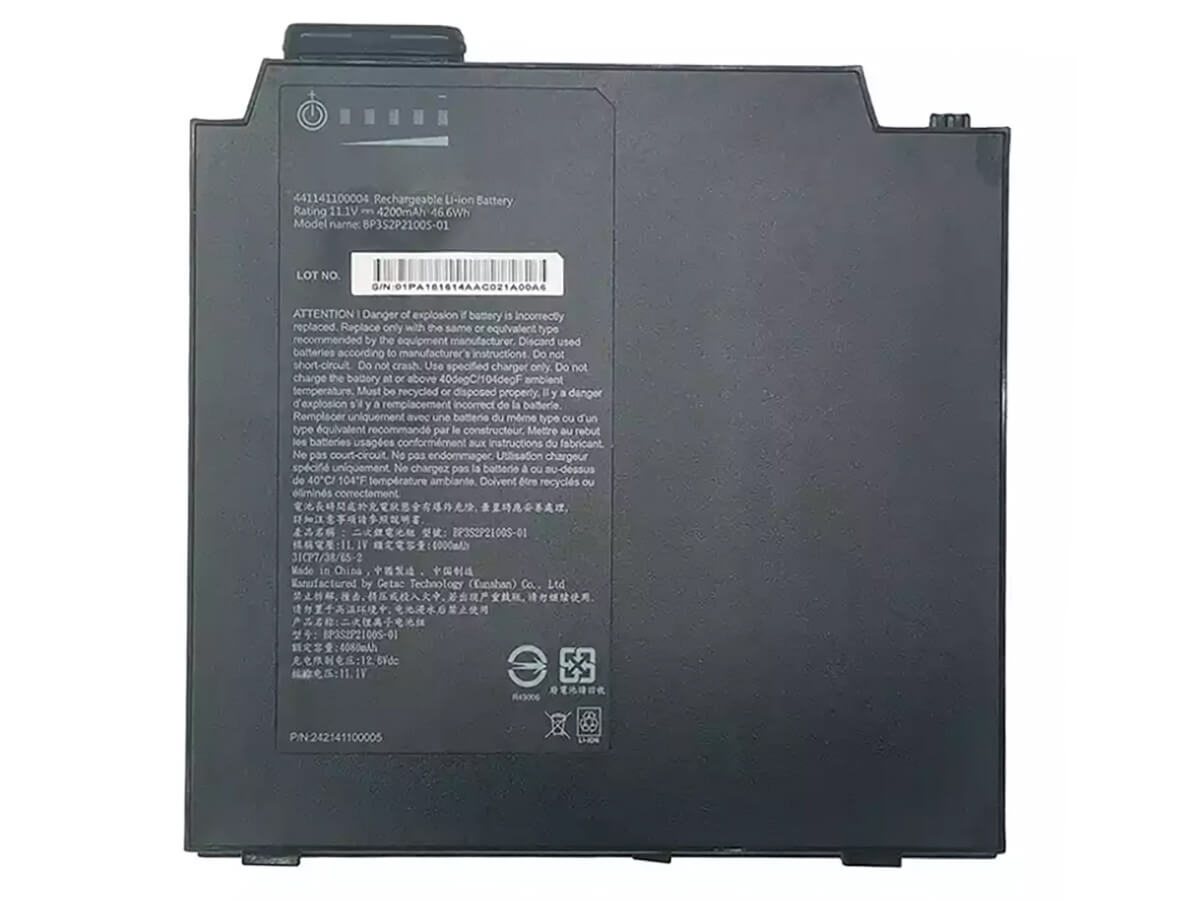 11.1V 46.6Wh Laptop Akku für GETAC 441141100003