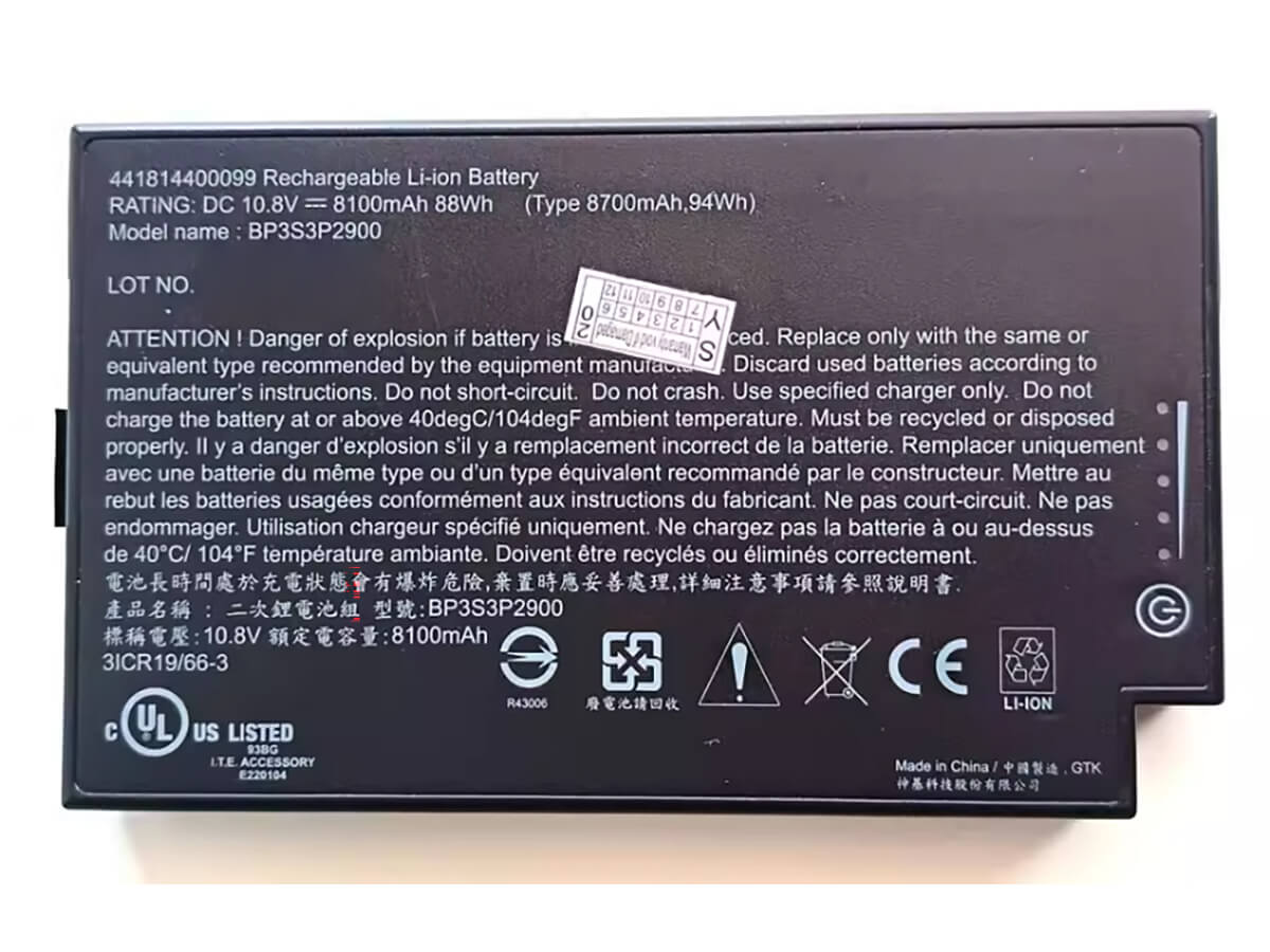 (Bild für) 10.8V 88Wh Laptop Akku für GETAC B300