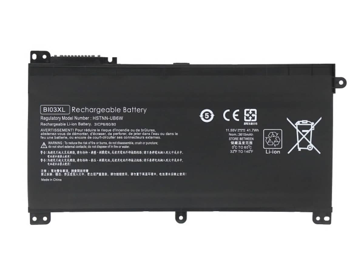 11.55V 41.7Wh Laptop Akku für HP 0N03XL