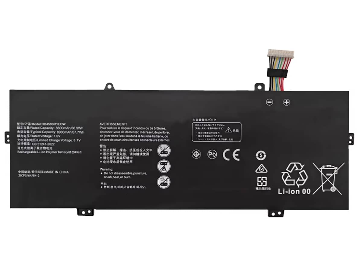 7.6V 56.3Wh Laptop Akku für HUAWEI HB4593R1ECW
