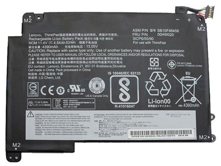 11.4V 53Wh Laptop Akku für LENOVO 00HW020