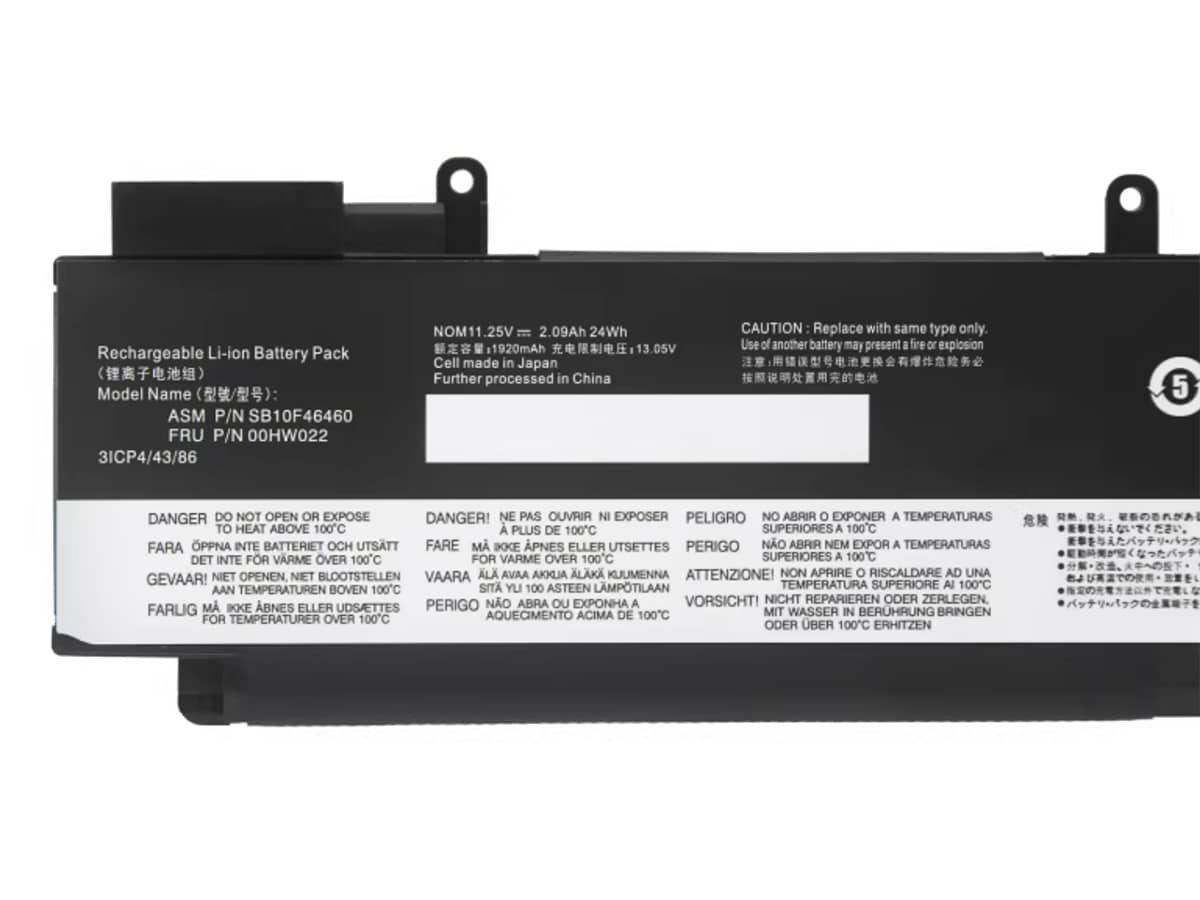 (Bild für) 11.25V 24Wh Laptop Akku für LENOVO 00HW022