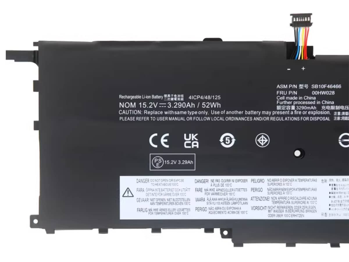(Bild für) 15.2V 52Wh Laptop Akku für LENOVO 01AV438
