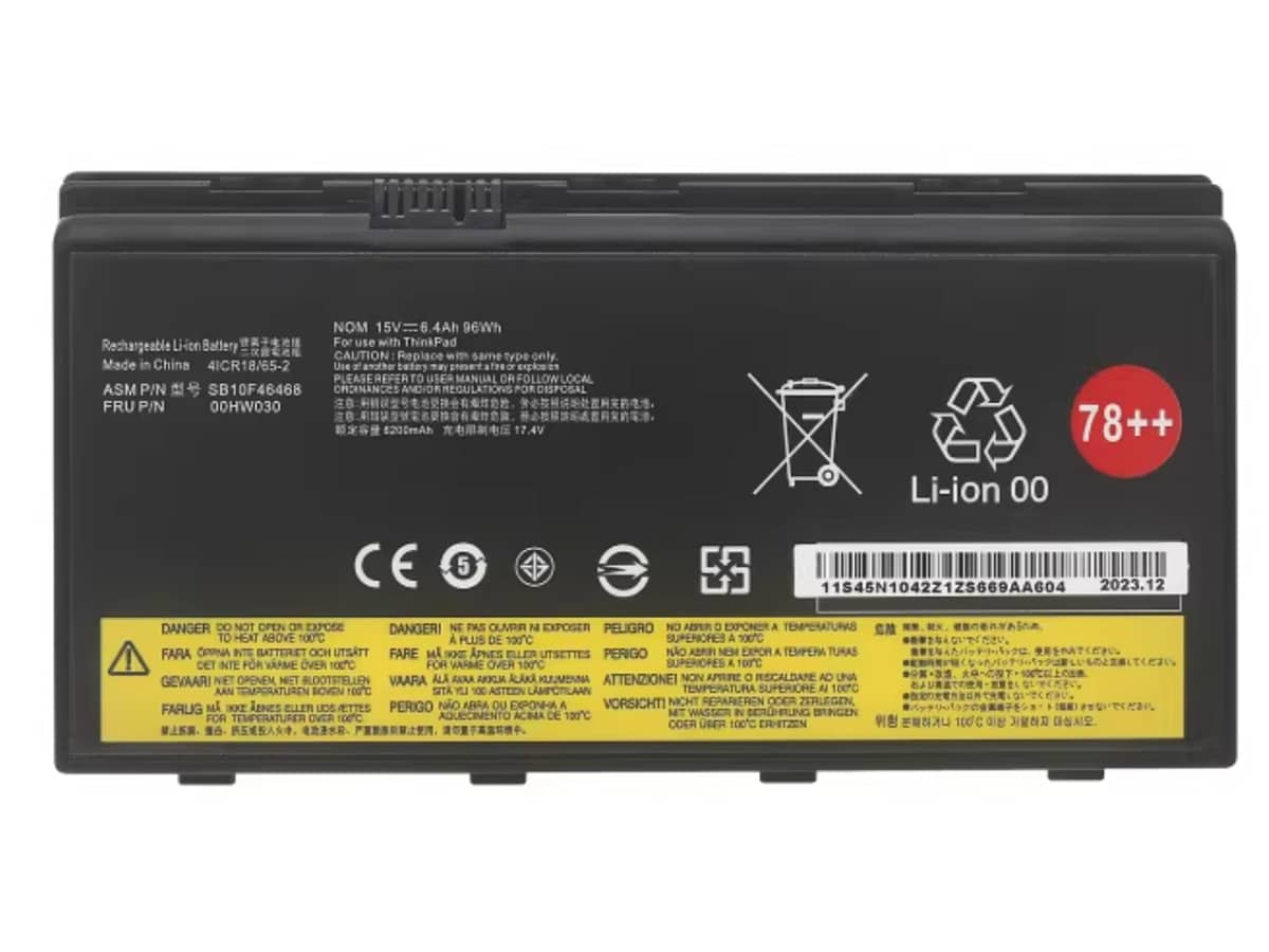 15V 96Wh Laptop Akku für LENOVO 01AV451