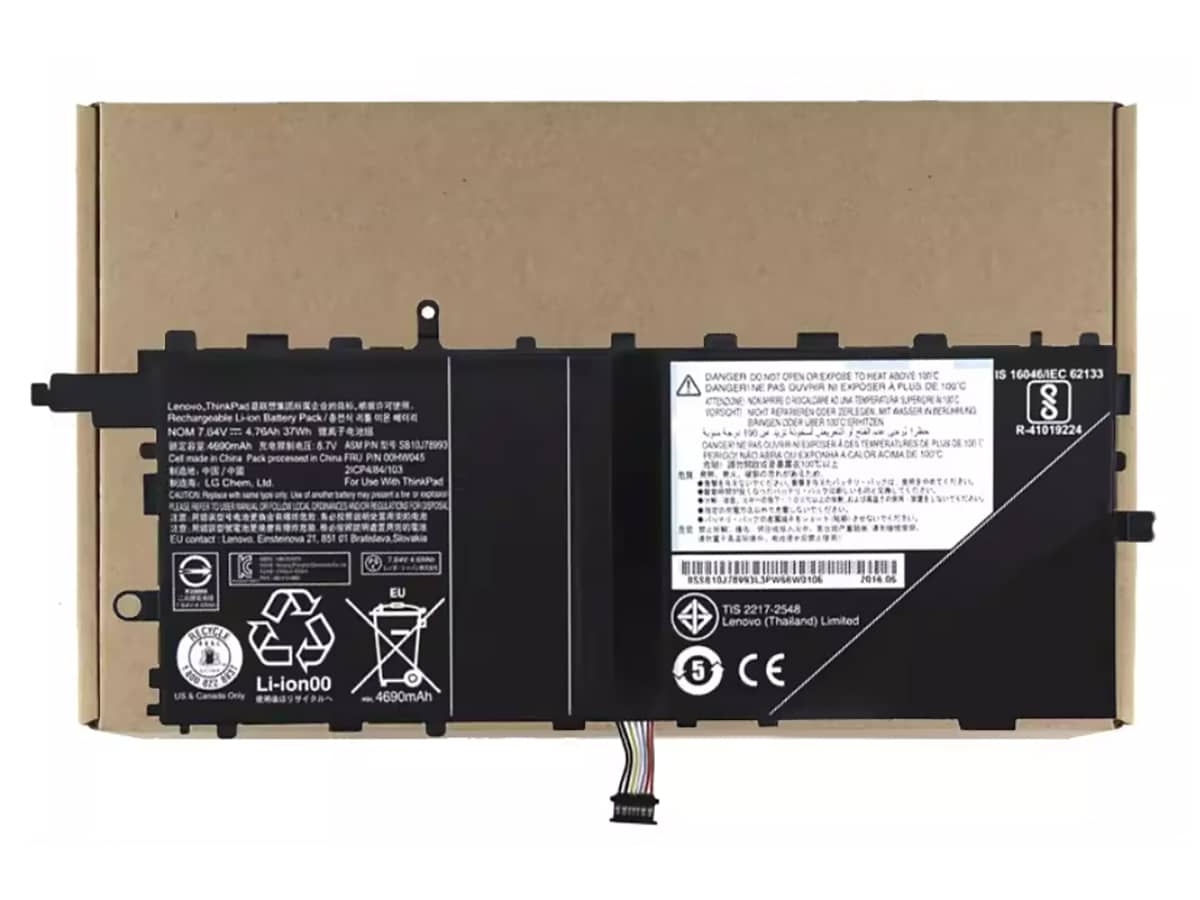 (Bild für) 7.64V 37Wh Laptop Akku für LENOVO 00HW046