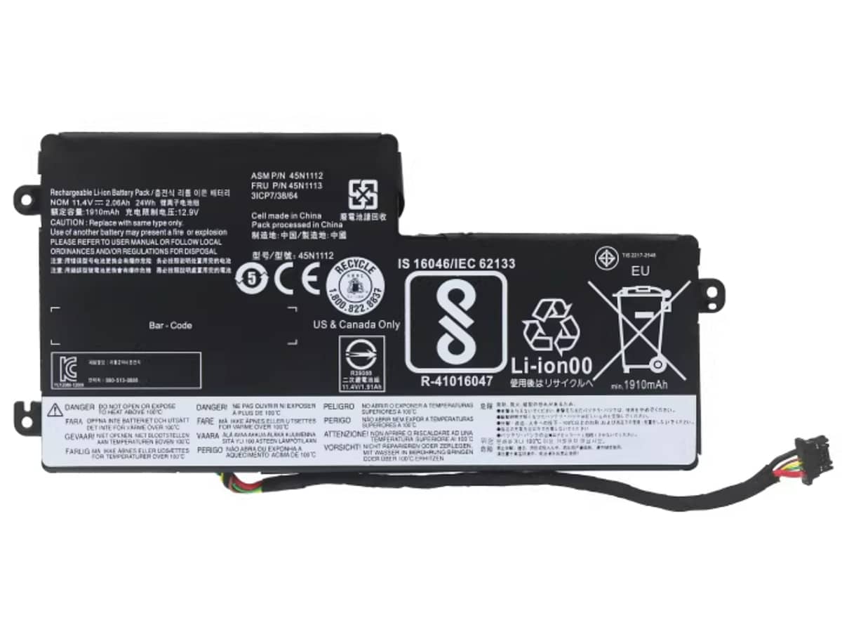 11.4V 24Wh Laptop Akku für LENOVO 121500143
