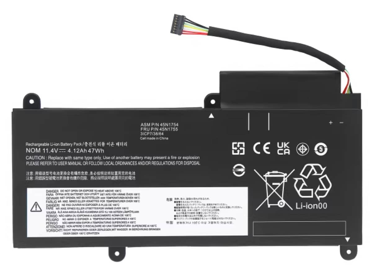11.4V 47Wh Laptop Akku für LENOVO 45N1753