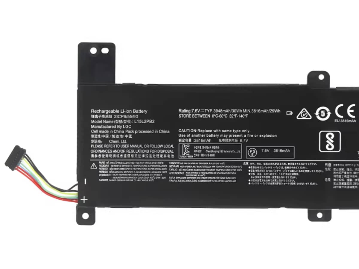 (Bild für) 7.6V 30Wh Laptop Akku für LENOVO 5B10K87714