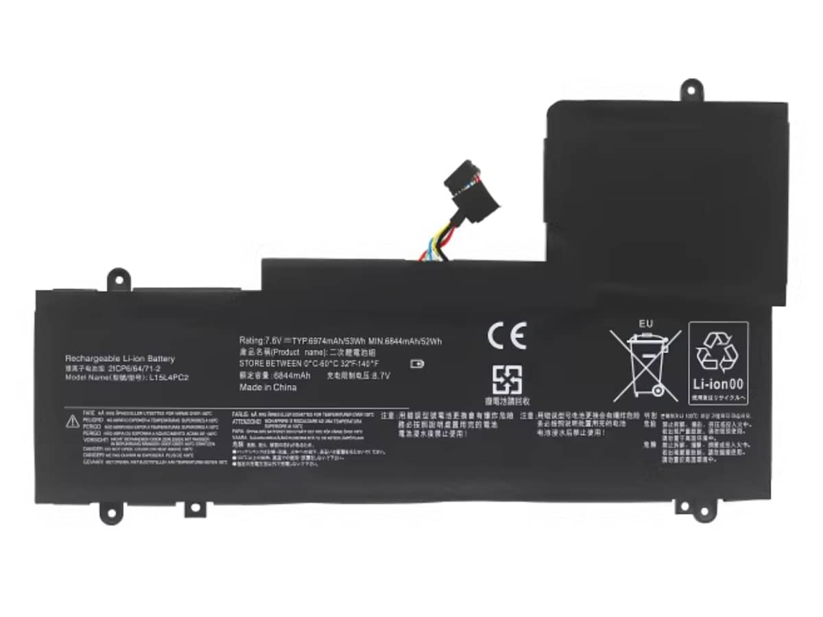 7.6V 53Wh Laptop Akku für LENOVO 5B10K90778