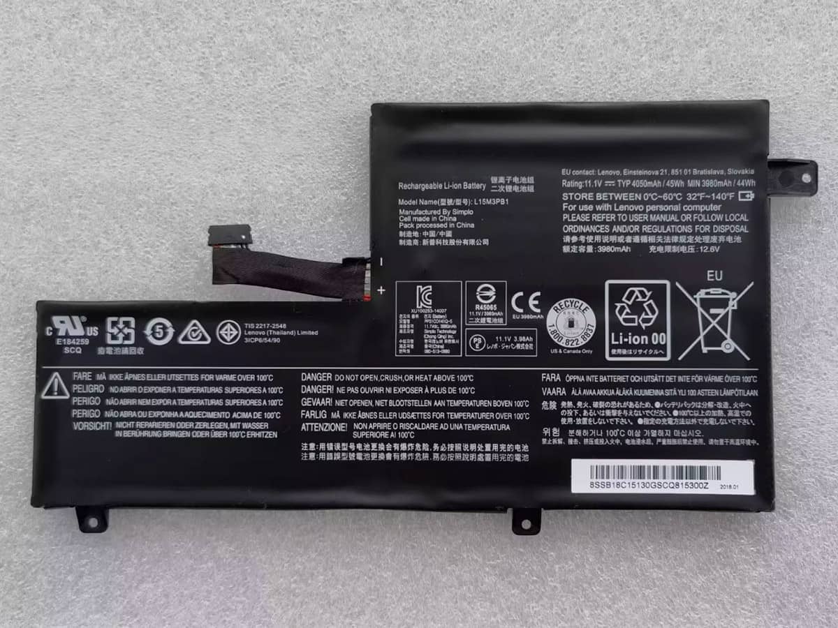 (Bild für) 11.1V 45Wh Laptop Akku für LENOVO 300E Chromebook 81H0