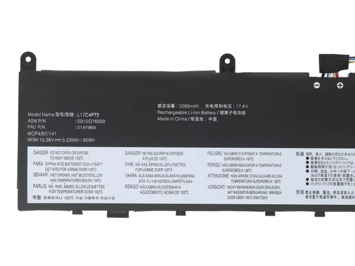 (Bild für) 15.36V 80Wh Laptop Akku für LENOVO 01AY969