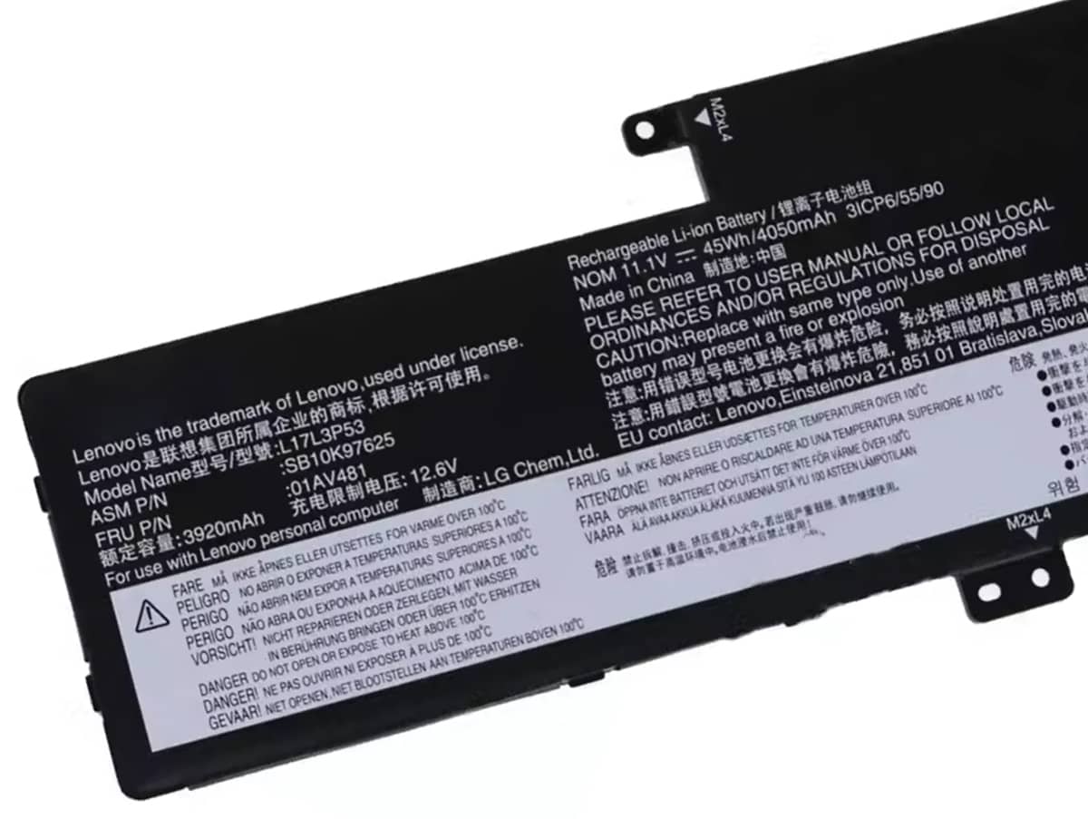 (Bild für) 11.1V 45Wh Laptop Akku für LENOVO 01AV482
