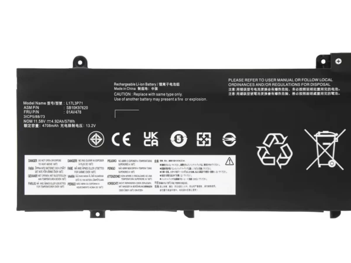 (Bild für) 11.58V 57Wh Laptop Akku für LENOVO 01AV478