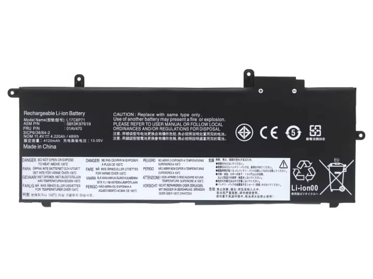 (Bild für) 11.4V 48Wh Laptop Akku für LENOVO 01AV470