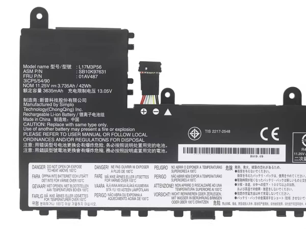 (Bild für) 11.25V 42Wh Laptop Akku für LENOVO 01AV486