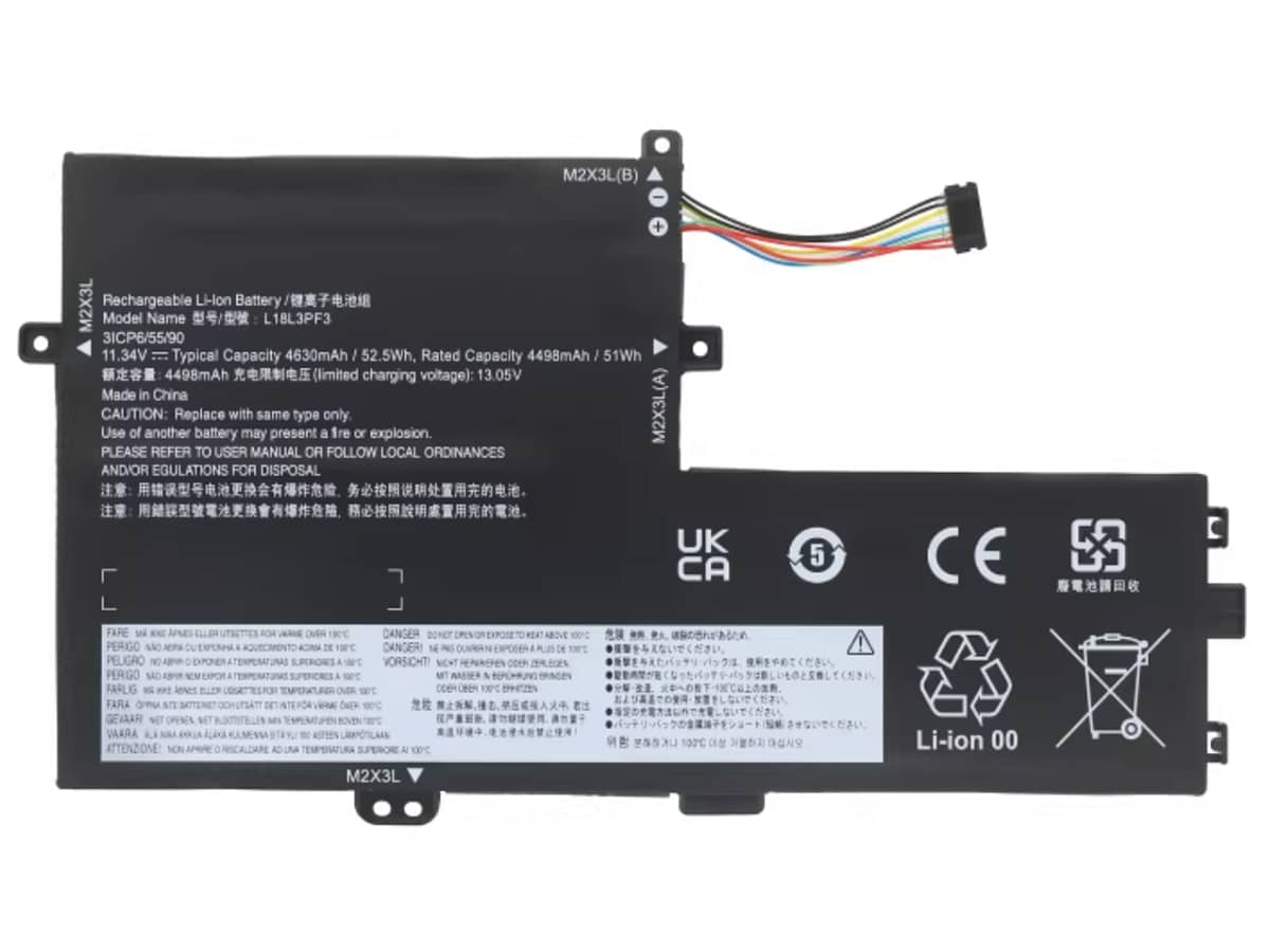 11.34V 52.5Wh Laptop Akku für LENOVO 5B10T0909