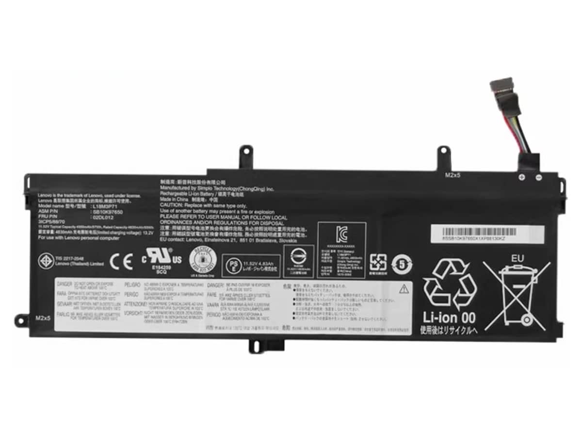 11.52V 57Wh Laptop Akku für LENOVO 02DL011