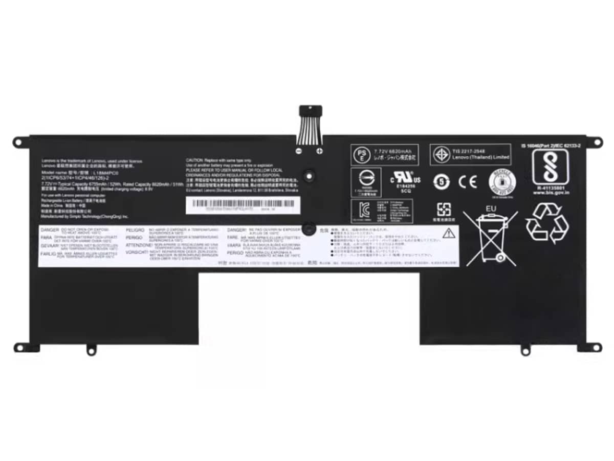 7.72V 52Wh Laptop Akku für LENOVO 5B10W67263