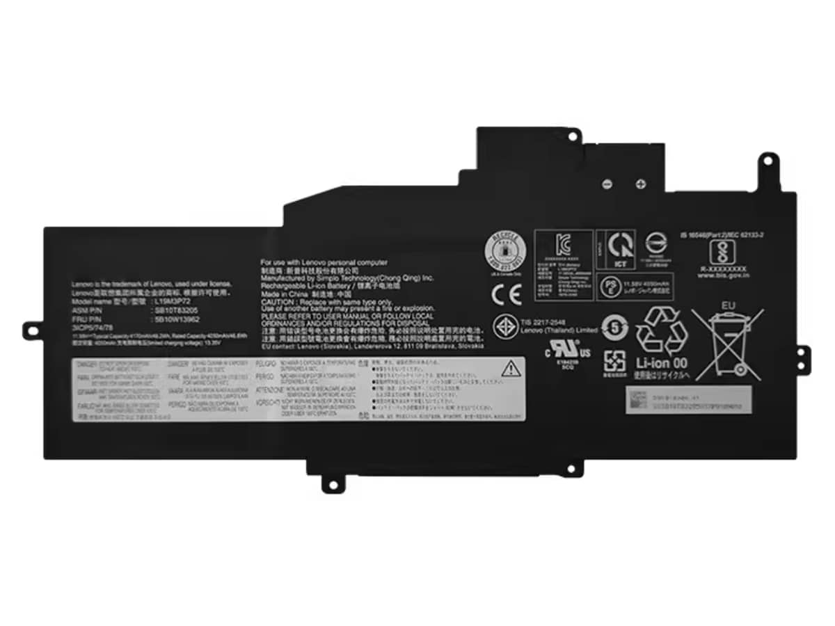 11.58V 48.2Wh Laptop Akku für LENOVO 5B10W13962