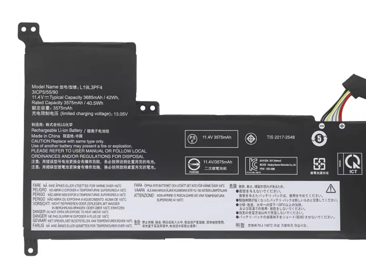 (Bild für) 11.4V 42Wh Laptop Akku für LENOVO IdeaPad 3 17ARE05-81W5001DMB