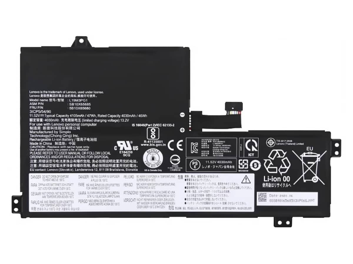 11.55V 47Wh Laptop Akku für LENOVO 100E Chromebook 2ND GEN
