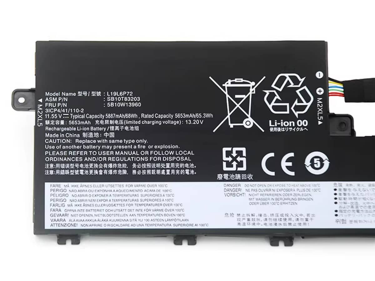 (Bild für) 11.55V 68Wh Laptop Akku für LENOVO 5B10W13961