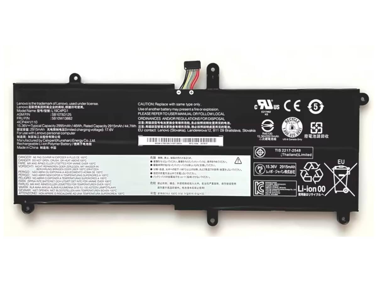 15.36V 46Wh Laptop Akku für LENOVO 5B10W13882