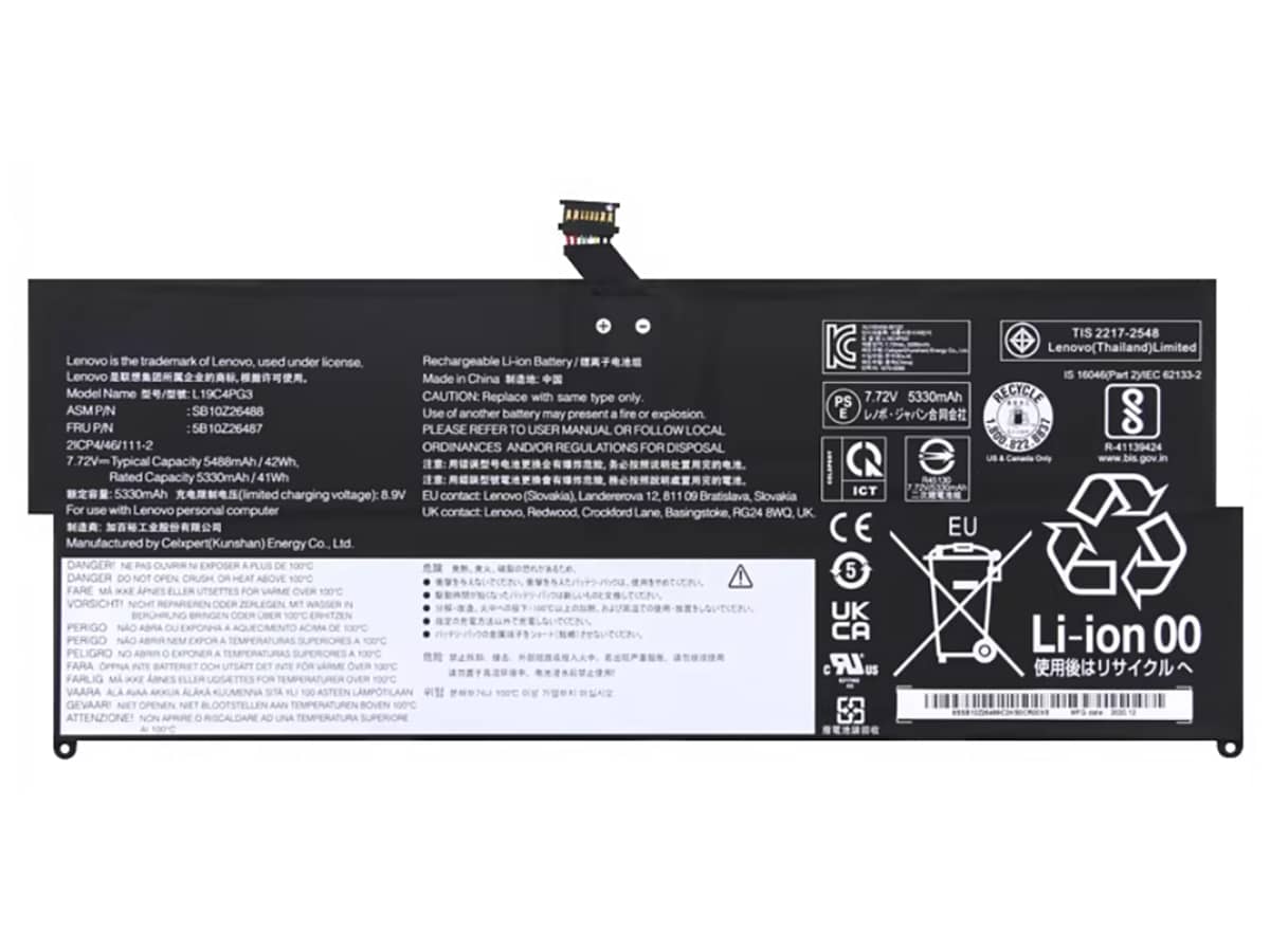 7.72V 42Wh Laptop Akku für LENOVO 5B10Z26480