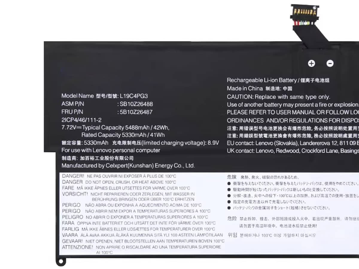 (Bild für) 7.72V 42Wh Laptop Akku für LENOVO 5B10Z26480