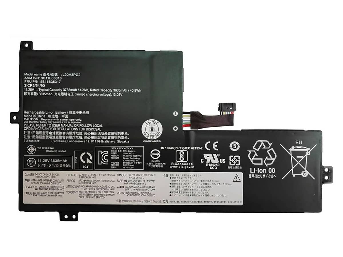 11.25V 42Wh Laptop Akku für LENOVO 500E Chromebook GEN 3