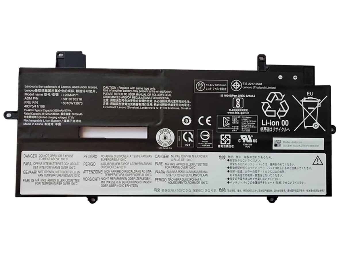 15.44V 57Wh Laptop Akku für LENOVO 5B10W13972