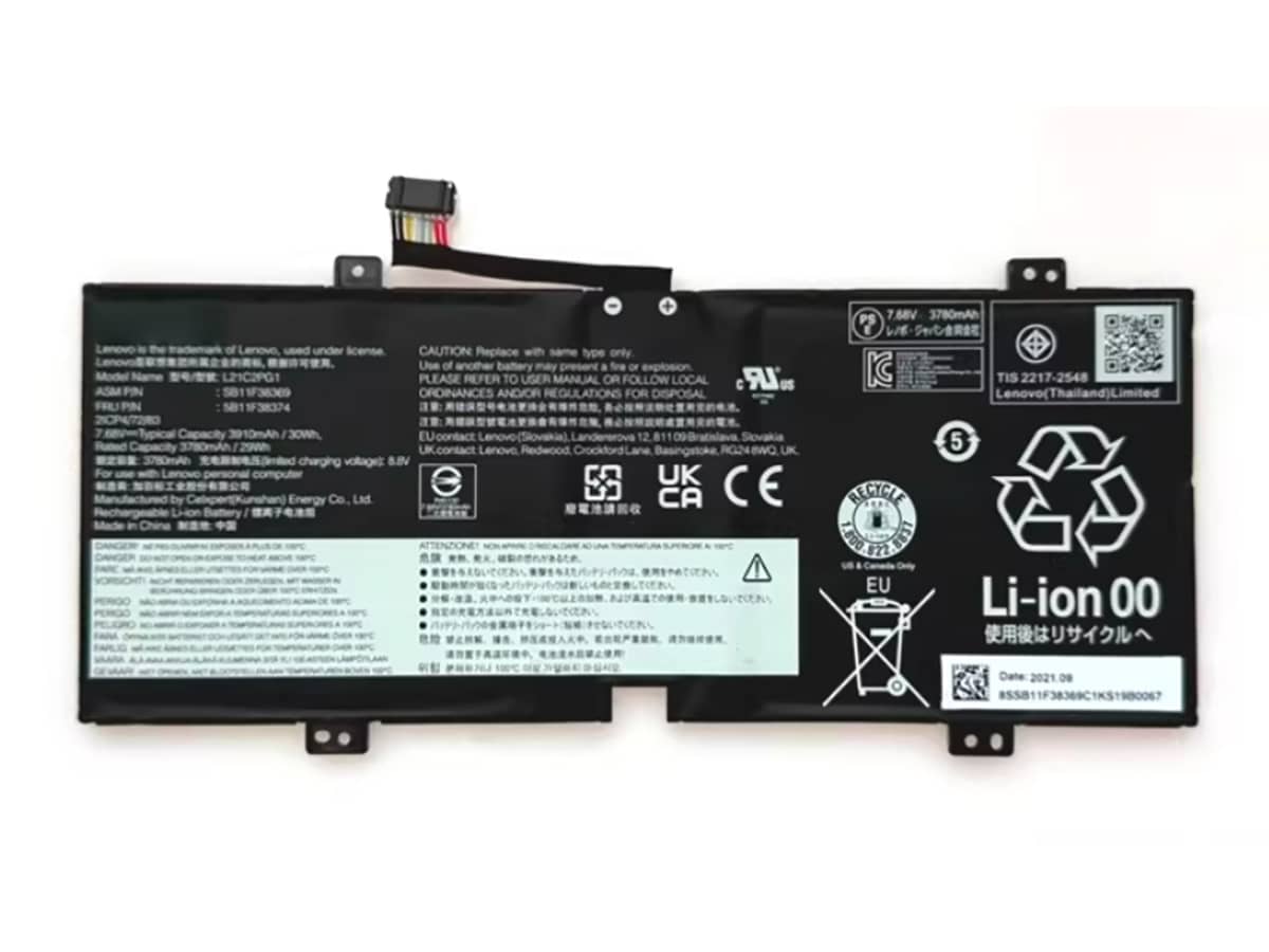 7.68V 30Wh Laptop Akku für LENOVO 10W-82ST0000JP