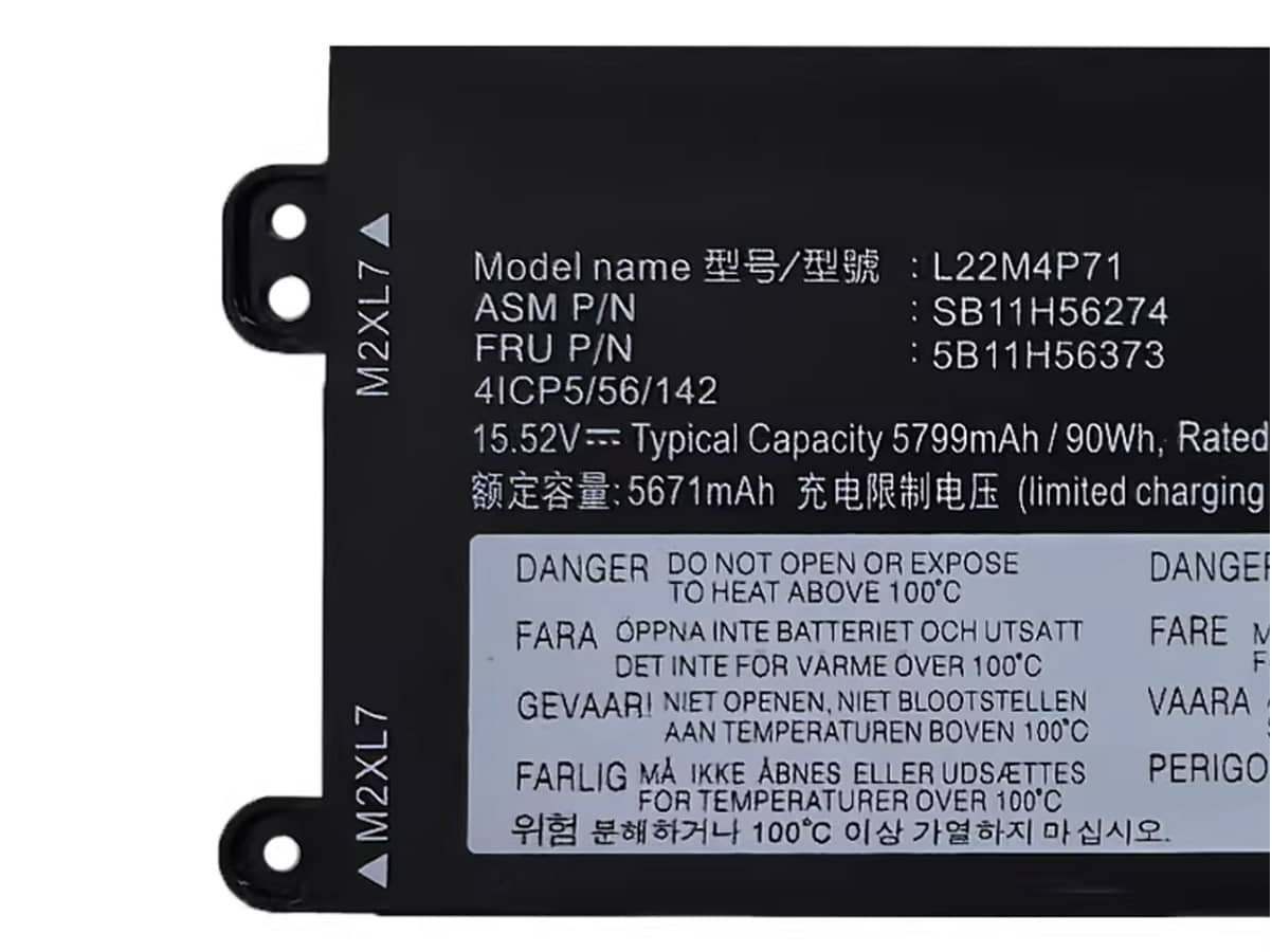 (Bild für) 15.52V 90Wh Laptop Akku für LENOVO ThinkPad P16v Gen 1-21FE000JIW