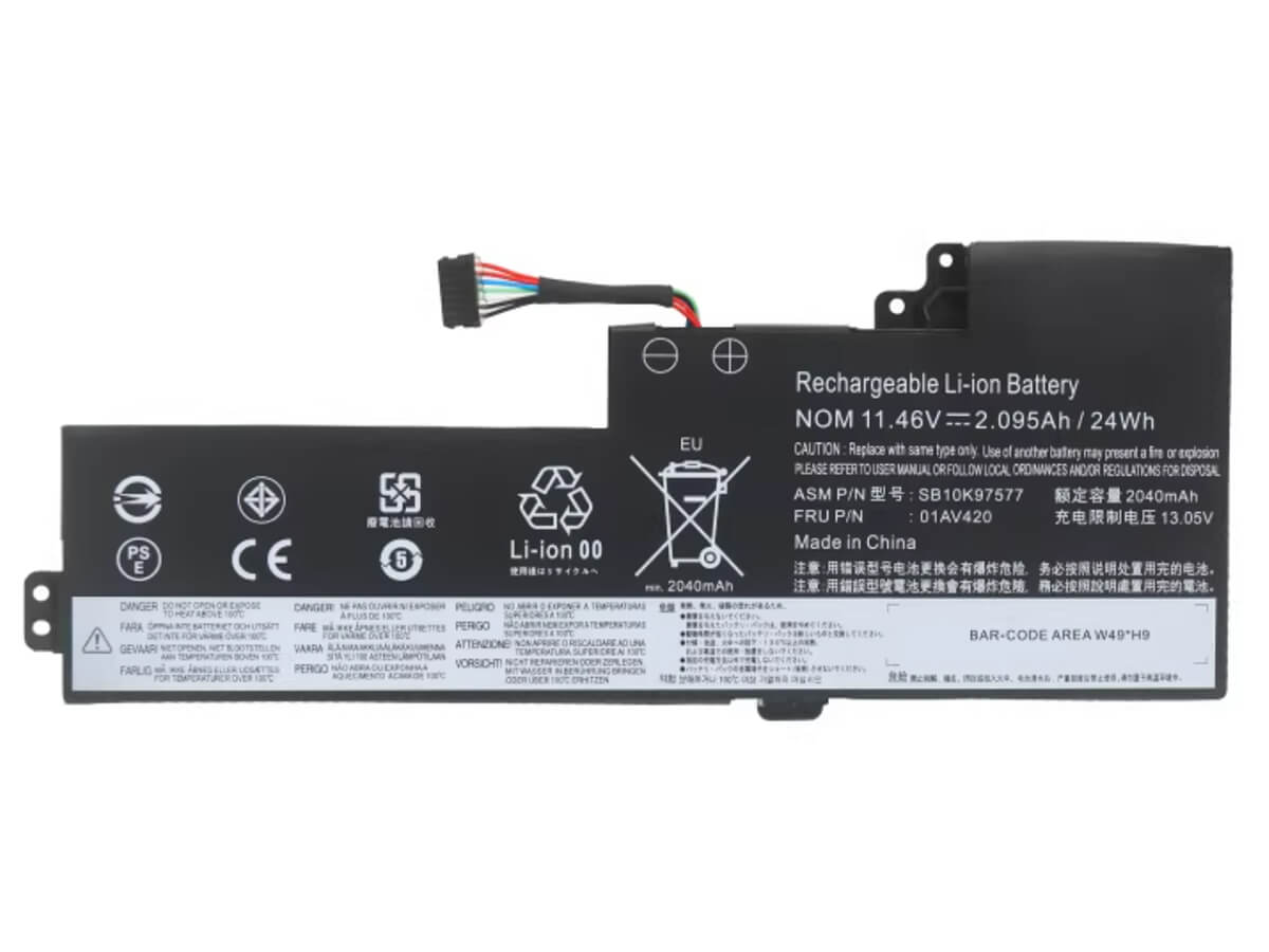 11.4V 24Wh Laptop Akku für LENOVO 01AV419