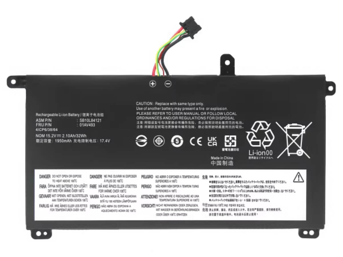 15.2V 32Wh Laptop Akku für LENOVO 00UR890