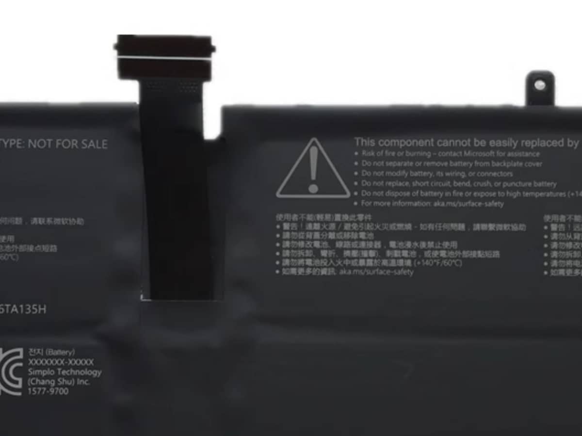 (Bild für) 7.58V 39.7Wh Laptop Akku für MICROSOFT 916TA135H