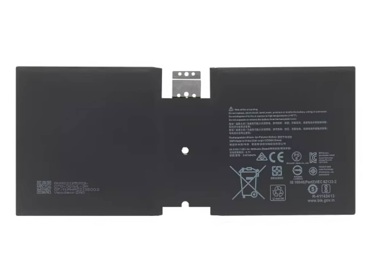 7.66V 26.81Wh Laptop Akku für MICROSOFT DYNU01