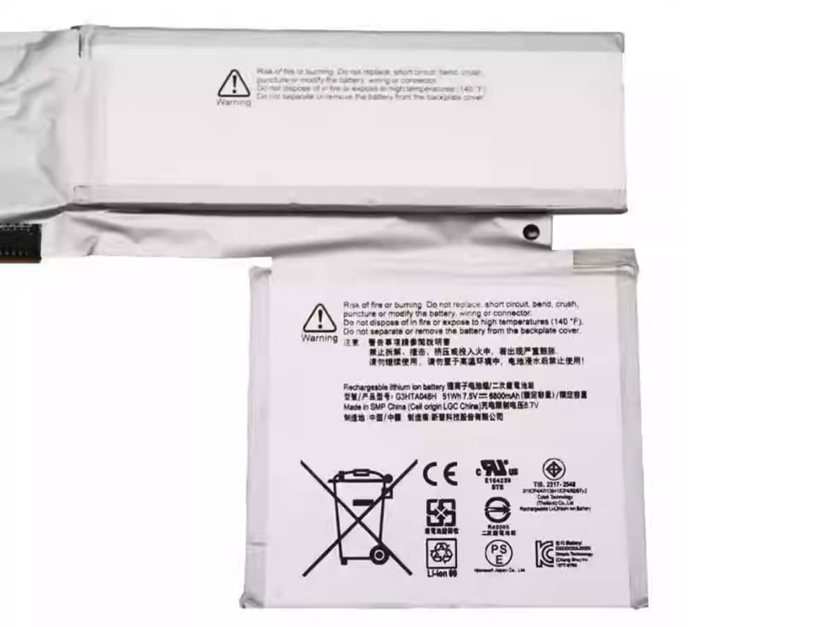 (Bild für) 7.5V 51Wh Laptop Akku für MICROSOFT Surface Book 2 13.5-Inch CORE I5 KEYBOARD