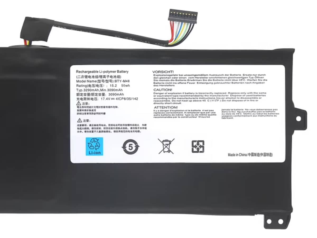 (Bild für) 15.2V 50Wh Laptop Akku für MECHREVO S1 i7 8550U/8GB/256GB