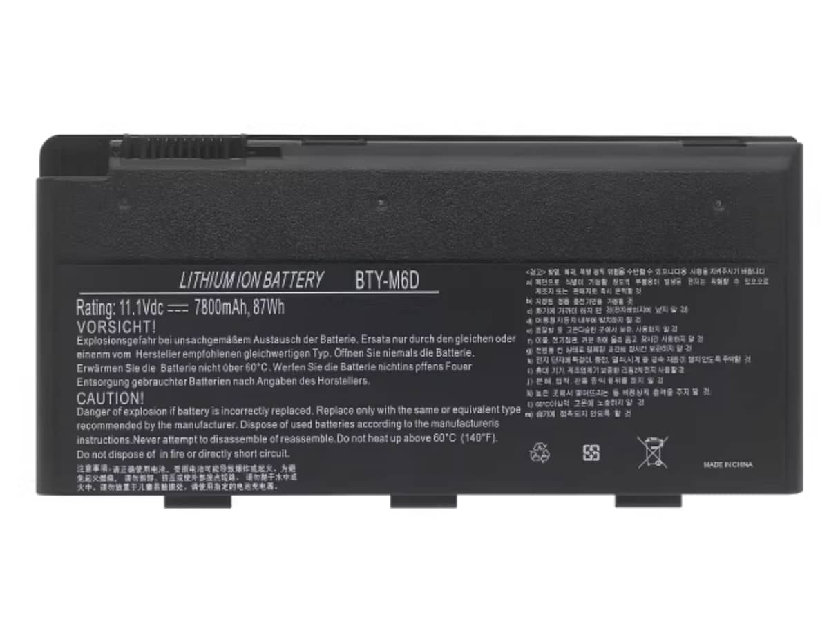 11.1V 87Wh Laptop Akku für MEDION Erazer X6811