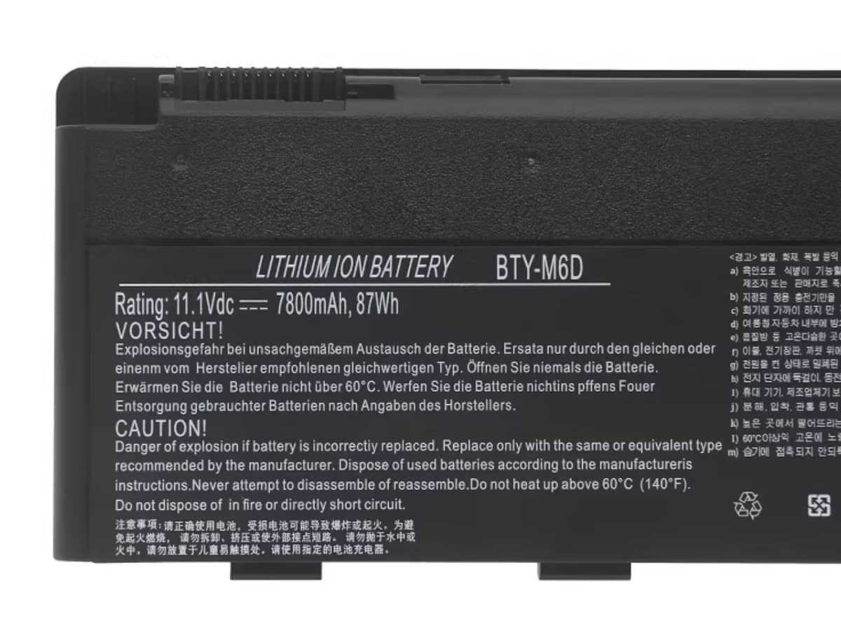 (Bild für) 11.1V 87Wh Laptop Akku für MEDION Erazer X6811