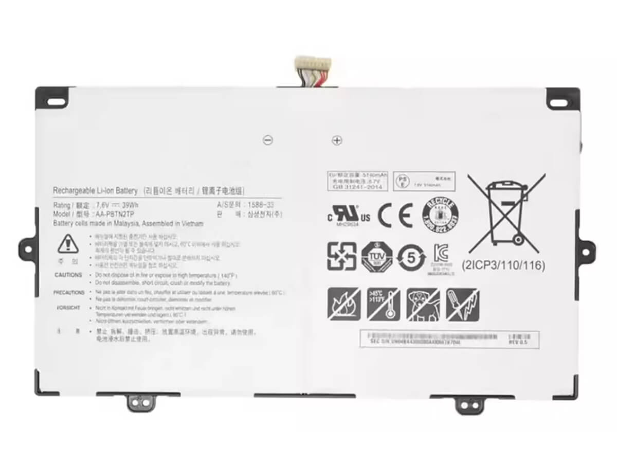 7.6V 39Wh Laptop Akku für SAMSUNG AA-PBTN2TP