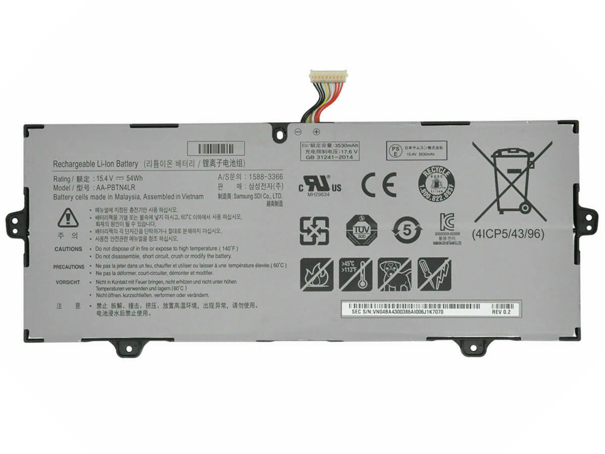 15.4V 54Wh Laptop Akku für SAMSUNG AA-PBTN4LR