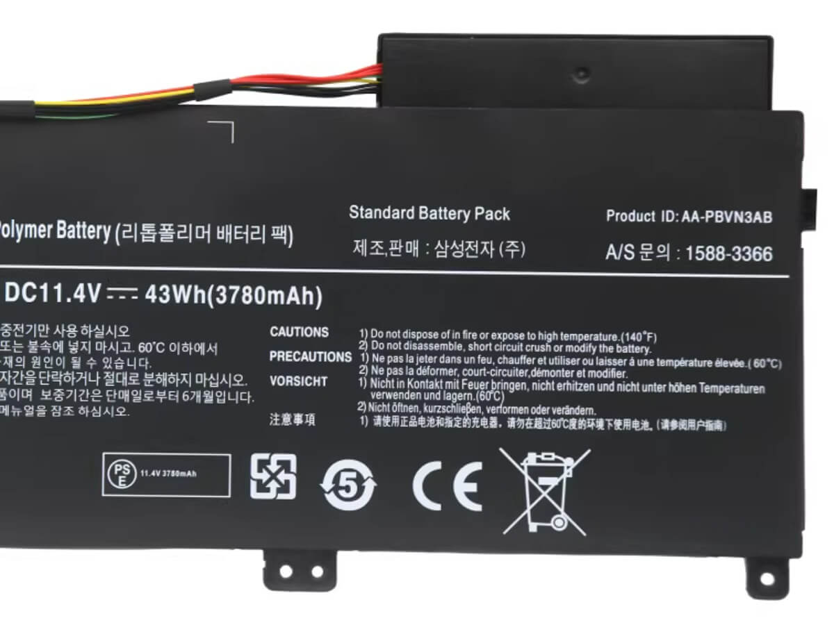 (Bild für) 11.4V 43Wh Laptop Akku für SAMSUNG 275E4V