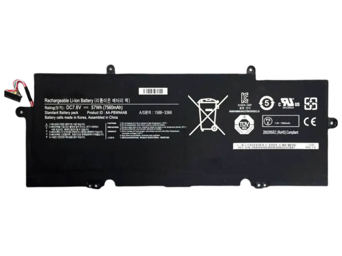 7.6V 57Wh Laptop Akku für SAMSUNG AA-PBWN4AB