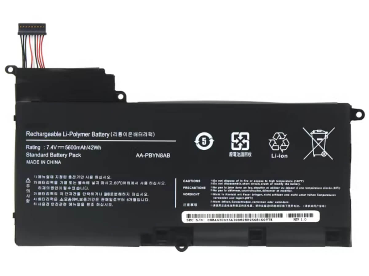 7.4V 45Wh Laptop Akku für SAMSUNG AA-PBYN8AB