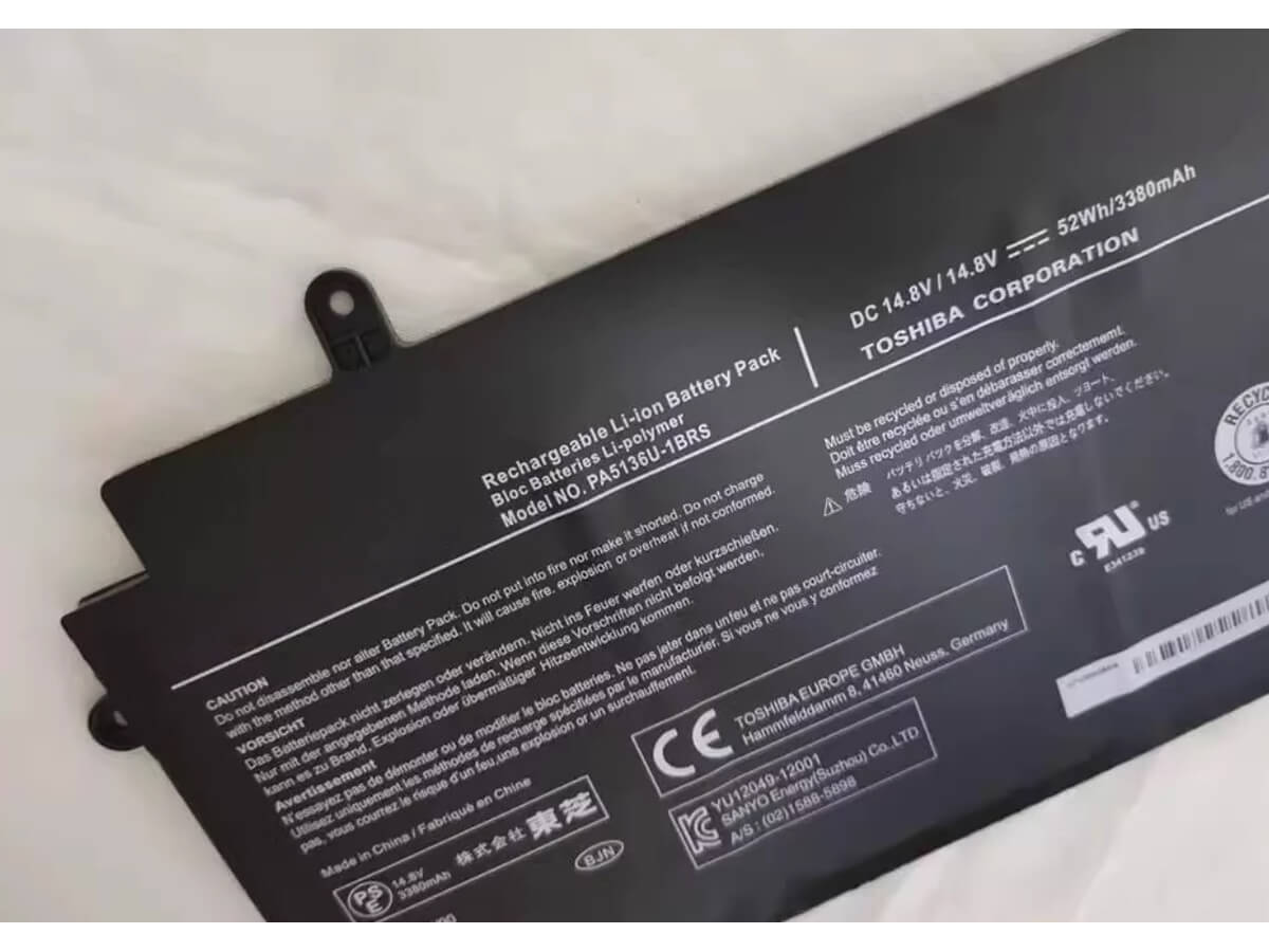 (Bild für) 14.8V 52Wh Laptop Akku für TOSHIBA PA5136U-1BRS