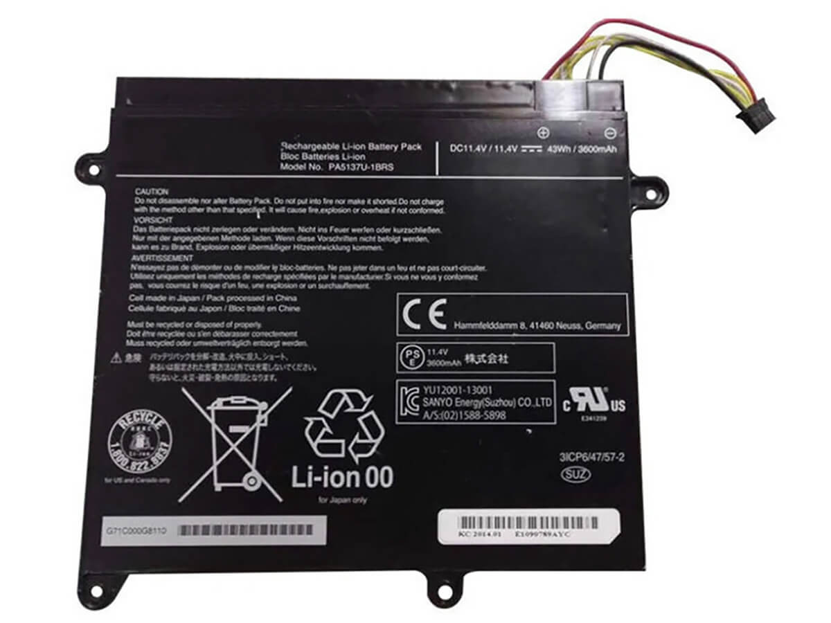 11.1V 43Wh Laptop Akku für TOSHIBA PA5137U-1BRS