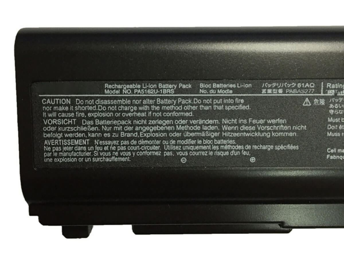 (Bild für) 10.8V 56Wh Laptop Akku für TOSHIBA PABAS280